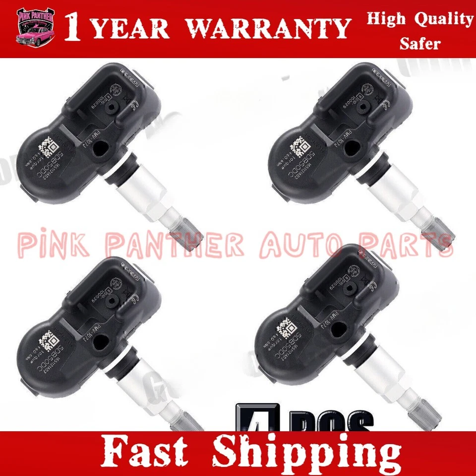 Комплект из 4 датчиков давления воздуха в шинах TPMS 42607-33021 подходит для Toyota Lexus LS460 - Изображение 3 из 4