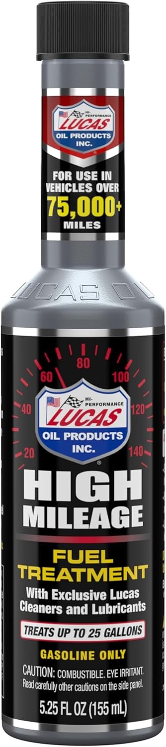 Lucas Oil 10977 High Mileage Fuel Treatment - 5.25 Ounce