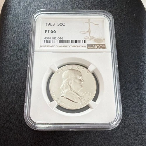 1963 Franklin Half Dollar NGC PF 66 Proof Silver Philadelphia