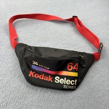 Kodak Film Black Fanny Pack 64 36 Exp Film Select Series Red Strap Adjustable