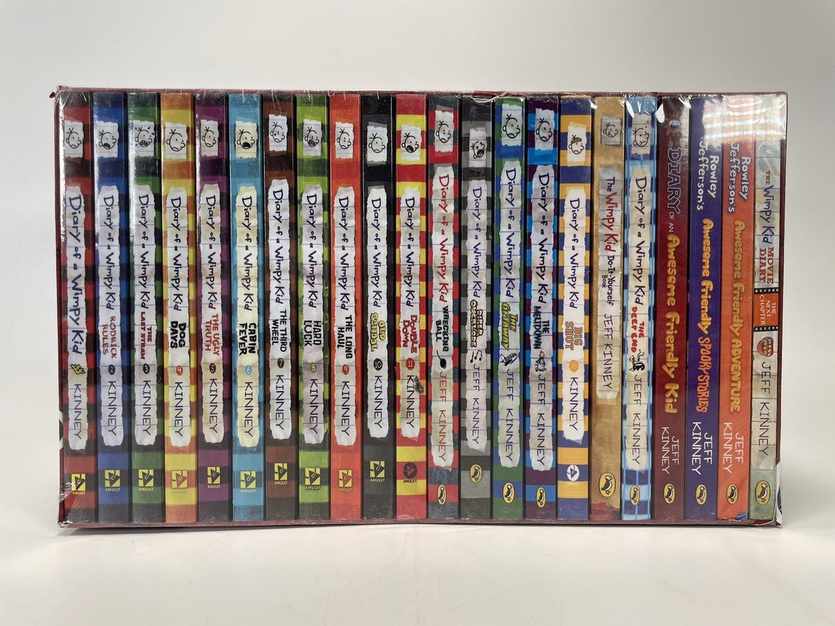 Diary of a Wimpy Kid 22冊セット Amazon.com: A Library of a Wimpy Kid 1-22 Boxed Set for Kids