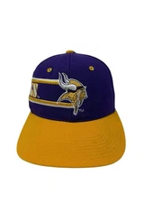 VINTAGE Team NFL Minnesota Vikings Snapback Hat Cap Drew Pearson Companies OSFM