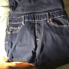 True Religion Women's Blue Solid Denim Sleeveless Button Romper w/ Pockets, S/P — photo 5