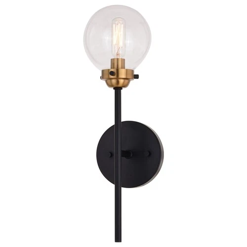 Vaxcel Lighting W0395 Orbit 16" Tall Wall Sconce - Muted Brass / Oil Rubbed - Picture 1 of 8