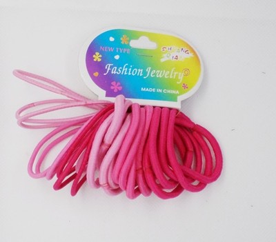 SET 24 SCHÖNE GUMMIBÄNDER LIEBLING - ROSA TÖNE - NEU - NEL011