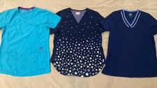 Carhartt GT Performance Ava Theresa Scrub Top Lot Medium Womens Active Stretch
