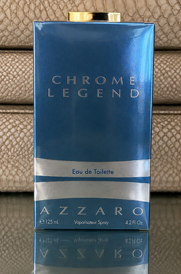 Azzaro Chrome Legend EDT 4.2 oz 125ml Men s Cologne Spray NEW SEALED
