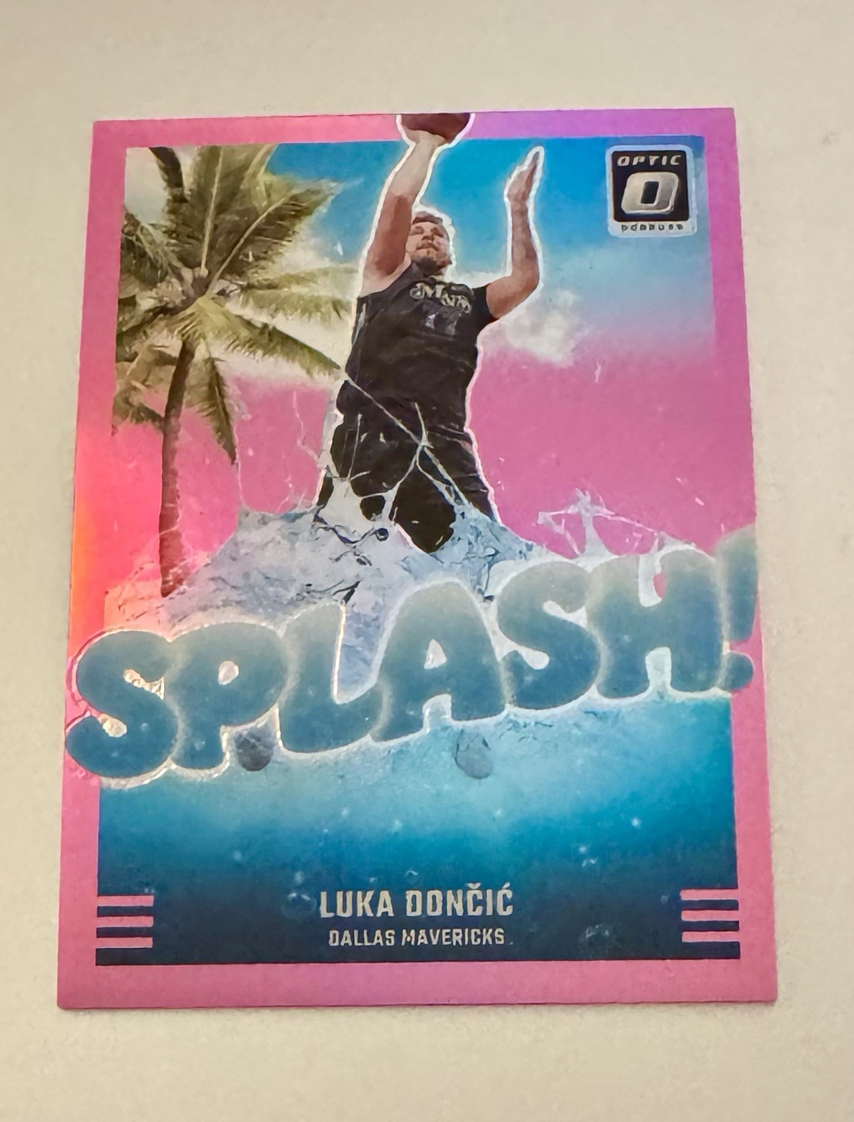 2024-25 Panini /25 PINK Donruss Optic Luka Doncic Splash Insert #1 Pink Prizm 🔥