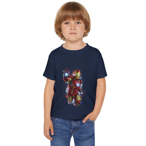 Iron Man Toddler T-Shirt - Superhero Kids Tee, Birthday Gift, Playtime - Picture 20 of 29