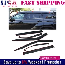 For Toyota Highlander 2020-2022 Smoke Window Visor Vent Shade Sun Rain Guard 6pc