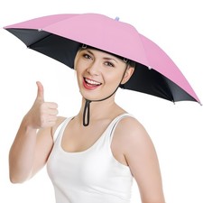 NOUCCI Fishing Umbrella Hat - Lightweight Sun  Rain Protection for Adults