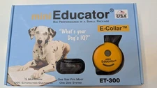 Mini Educator ET-300 1/2 Mile Remote Dog Trainer Yellow Lightly Used