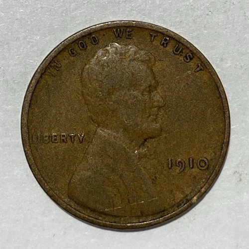 1910 P Lincoln Wheat Cent  Good