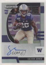 2020 Panini Prizm Draft Picks Rookies Silver Salvon Ahmed #151 Auto 4f5