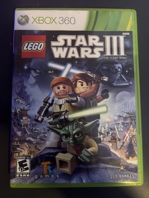 LEGO Star Wars III: The Clone Wars (Microsoft Xbox 360, 2011)