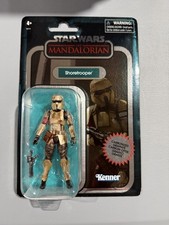 STAR WARS VINTAGE The MANDALORIAN SHORETROOPER - CARBONIZED Minty New