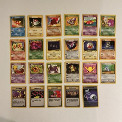 Pokemon Team Rocket Lot- WOTC LP/MP- Vintage 23 Cards