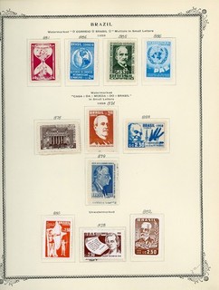 BRAZIL Selections on Scott Specialty Album Page Lot #51 SEE SCAN $$$