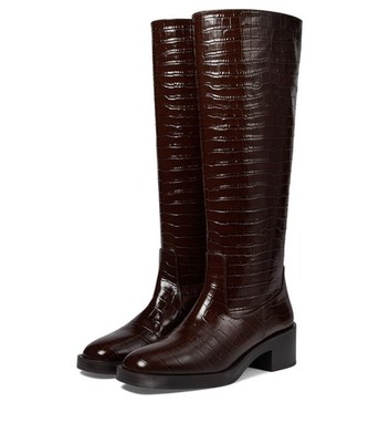 Sz 6 Stuart Weitzman Womens Kaia Knee-High Boot Walnut, 6 Medium