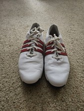ADIDAS TOUR 360 24 BOOST GOLF White / Scarlet TAKSE Size 11