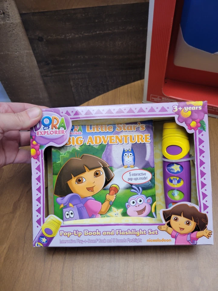 Todler Toys Try Me Laptop Pop-up book with Flashlight Set - Image 4 of 4