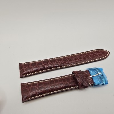 Jacques Lemans Genuine Alligator Watch Strap Band Oxblood 21mm | eBay