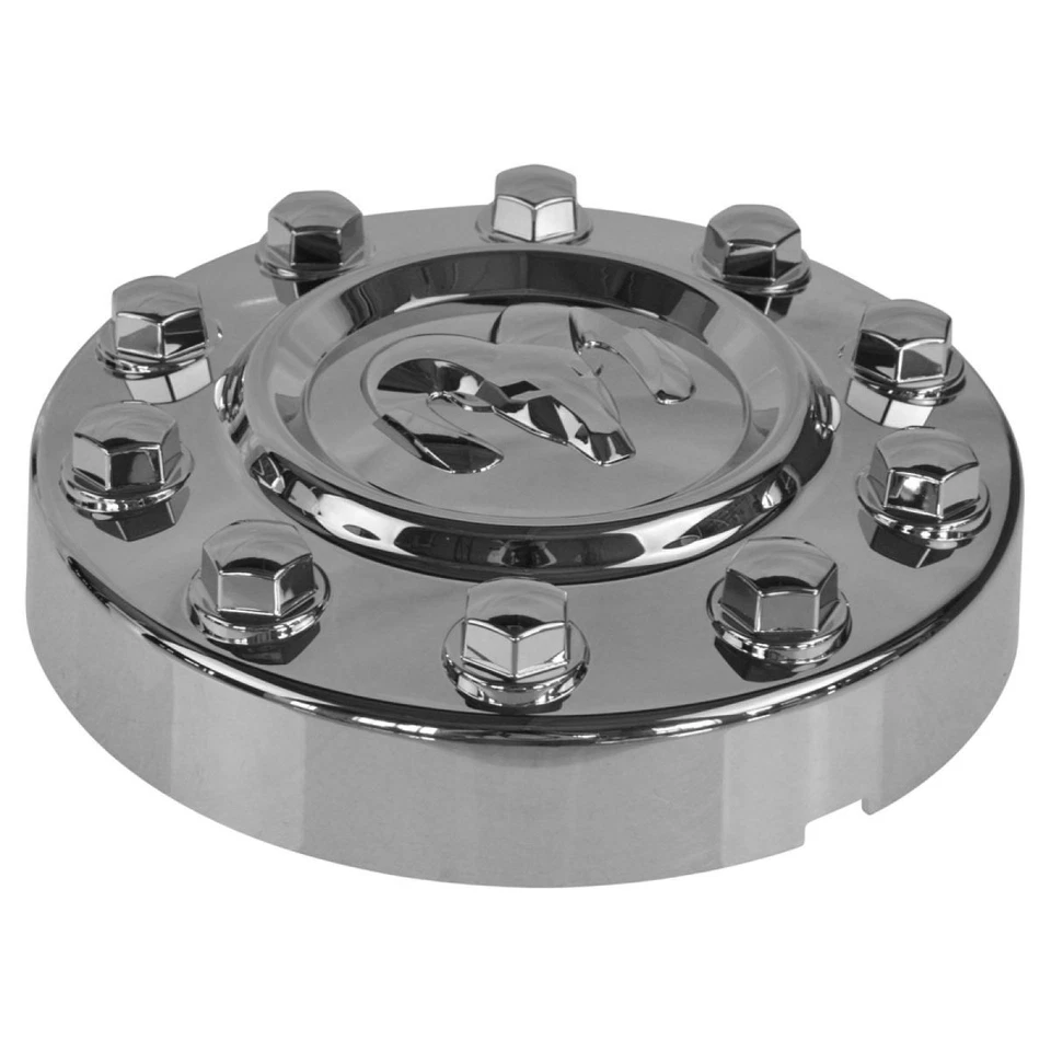 Cubierta de tapa central de cubo de rueda OEM Mopar cromada delantera para 11-16 Ram 4500 5500 nueva Foto 4 de 4