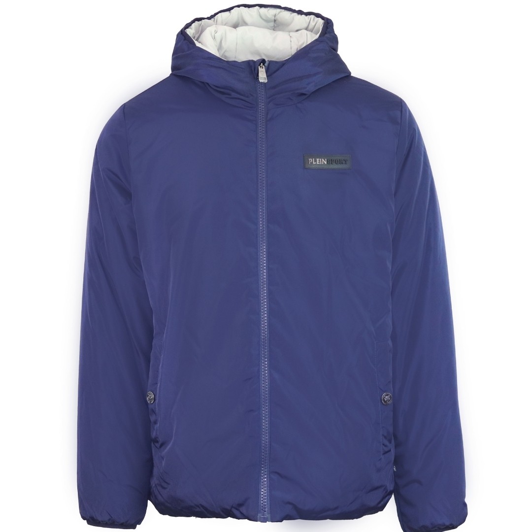 Plein Sport Patch Logo Reversible Navy Blue Jacket 38290₽