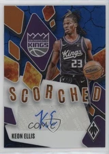 2023-24 Panini Phoenix Scorched Signatures Purple /75 Keon Ellis #SCS-KES Auto