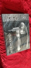 NEW Professional Corkscrew Kit Heavy Duty Wine Opener,Foil Cutter,Pourer,Stopper