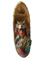 Vintage Native American Indian Figurine Of A Man Signed M.A