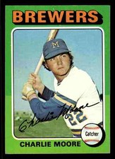 1975 Topps Charlie Moore #636 - Milwaukee Brewers