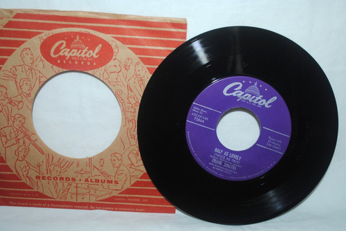 Frank Sinatra, HALF AS LOVE (TWICE AS TRUE), 45u/min Schallplatte, Capitol F2864, EX+