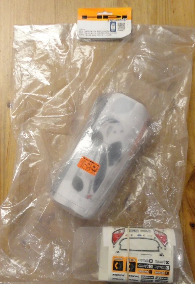 HPI Racing Micro RS4 UNPAINTED 2014 Ford Fiesta Body (140mm WB) HPI114446 - Image 2 of 2