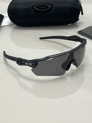 New OO9208 Oakley Radar EV Patn Sunglasses Black Frame Polarized Lenses