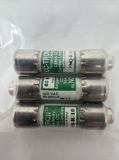 Bussmann CC-Tron FNQ-R-10 Lot of 3 10A 600V Time-Delay Fuse
