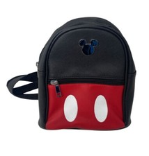 Bioworld Disney Mickey Mouse Mini Backpack 8" Front Pocket Adjustable Straps