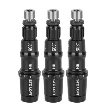 3pcs .335 Shaft ADAPTER For Taylormade Qi10,Stealth,SIM,M6 Driver&Fairway wood