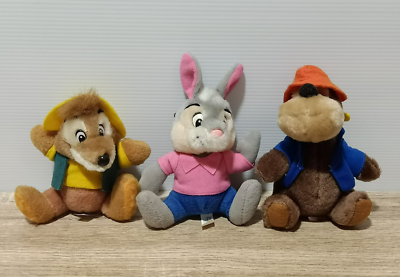 Tokyo Disneyland Splash Mountain Brer Bear Fox Rabbit Plush Pin