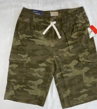 Weatherproof Vintage Youth Boy's Pull-on Cargo Short Size: Medium 10/12 Camo.