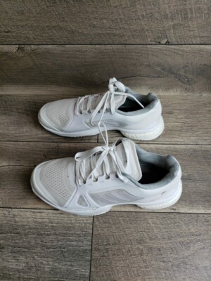 Adidas Stella McCartney Womens White Stella Court Tennis Shoes