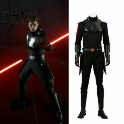 Star Wars Jedi Fallen Order Cal Kestis Outfit Cosplay Costume Suit Full Set@
