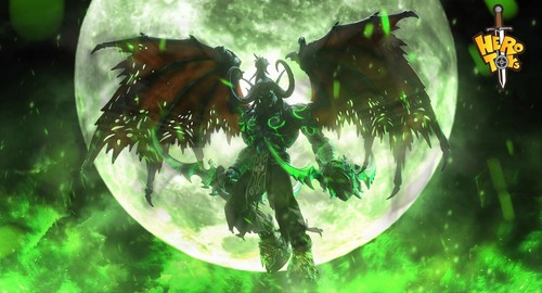 Neu Hero Toys World of War Handwerk Dämonenjäger Illidan Stormrage Figur auf Lager - Bild 10 von 11