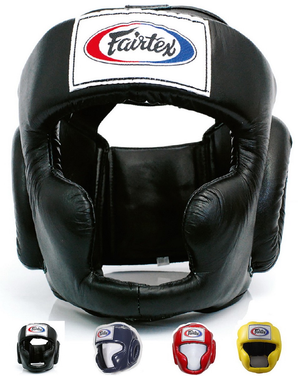 FAIRTEX HEADGUARD HG3 FULL COVERAGE STYLE HEAD GUARD MUAY THAI