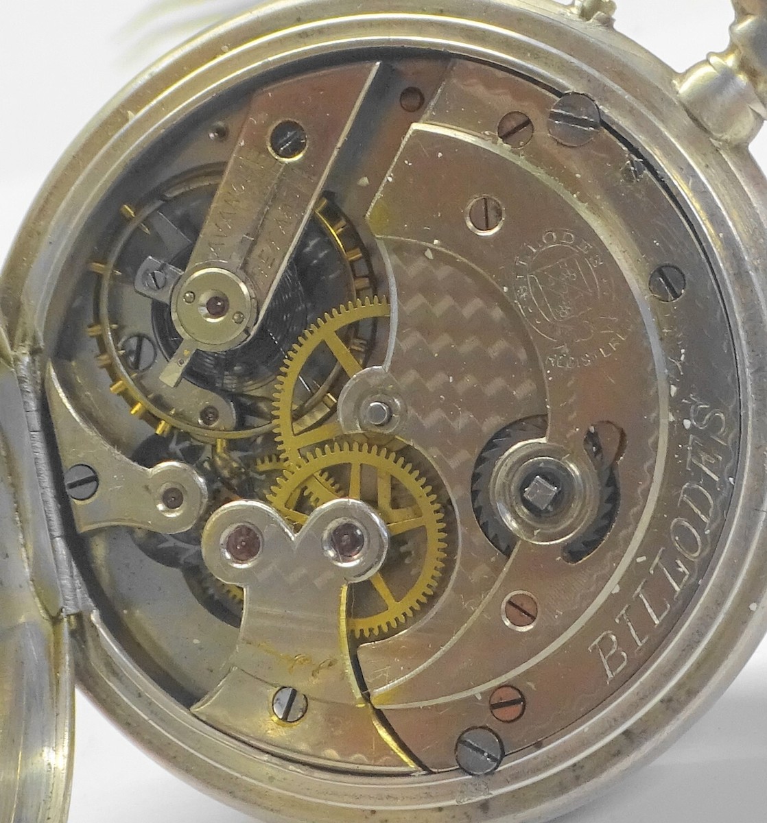 Montre Gousset Ancienne Billodes - Boîtier Métal - Occasion à Restaurer Ou Collection