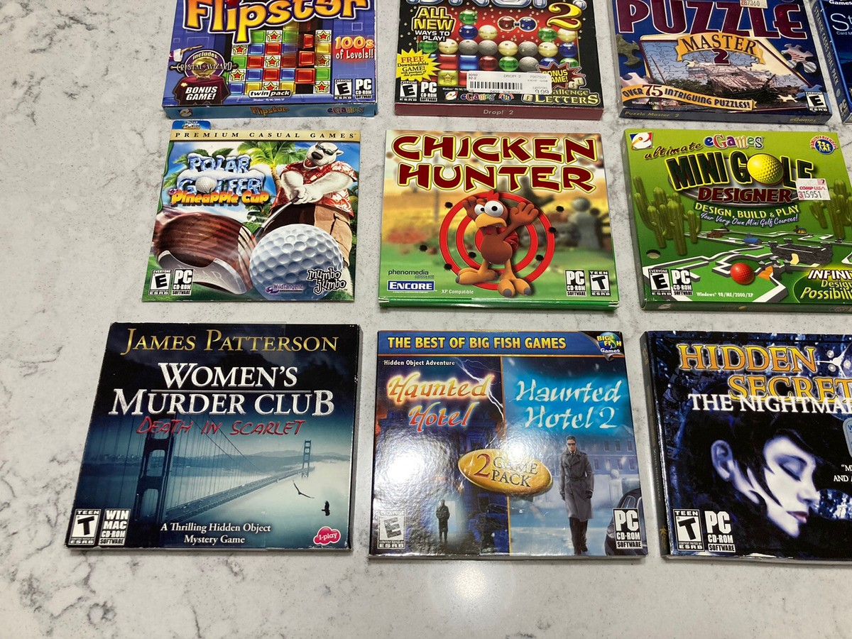 4 GAMES * Mystery ADVENTURE PACK CD ROM PC VIDEO GAME Free USA Shipping