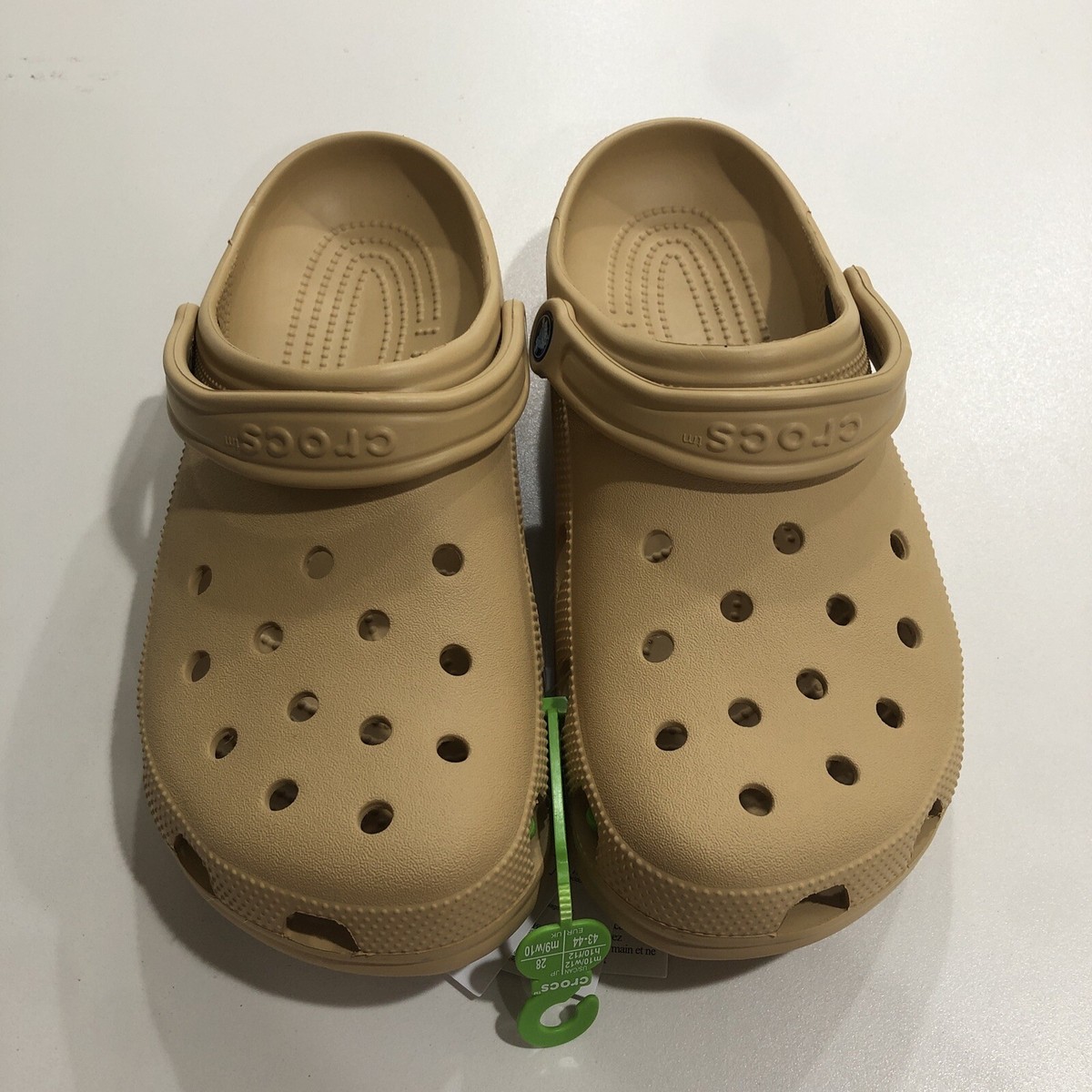 Crocs Adult Light Brown Classic Clogs Size M10/W12 | eBay