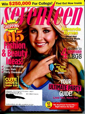 MAG: Seventeen 5/2008-Amanda Bynes-ultimate party guide-615 beauty tips-FN/VF