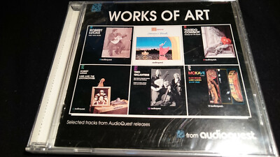 WORKS OF ART Sampler CD from AUDIOQUEST*AUDIOPHILE CD*MINT*SEALED*(617)