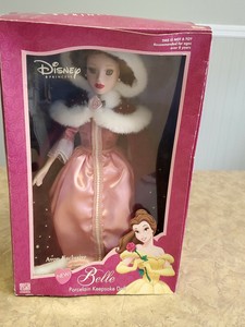 disney princess belle porcelain keepsake doll